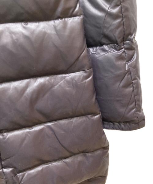 BURBERRY BLUE LABEL（バーバリーロンドンブルーレーベル）BURBERRY BLUE LABEL (バーバリーロンドンブルーレーベル) 裏地チェックダウンコート ブラック サイズ:38の古着・服飾アイテム