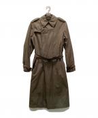 Y'sワイズ）の古着「エポレット付きトレンチコート」｜グリーン