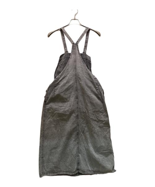 Y's（ワイズ）Y's (ワイズ) ヘリンボーンノースリーブワンピース グレー サイズ:2の古着・服飾アイテム