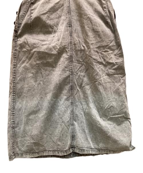 Y's（ワイズ）Y's (ワイズ) ヘリンボーンノースリーブワンピース グレー サイズ:2の古着・服飾アイテム