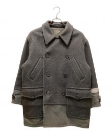 NEIGHBORHOOD（ネイバーフッド）の古着「Pコート」｜グレー