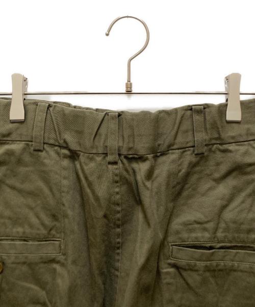 s'yte（サイト）s'yte (サイト) サルエルクロップドパンツ グリーン サイズ:3の古着・服飾アイテム