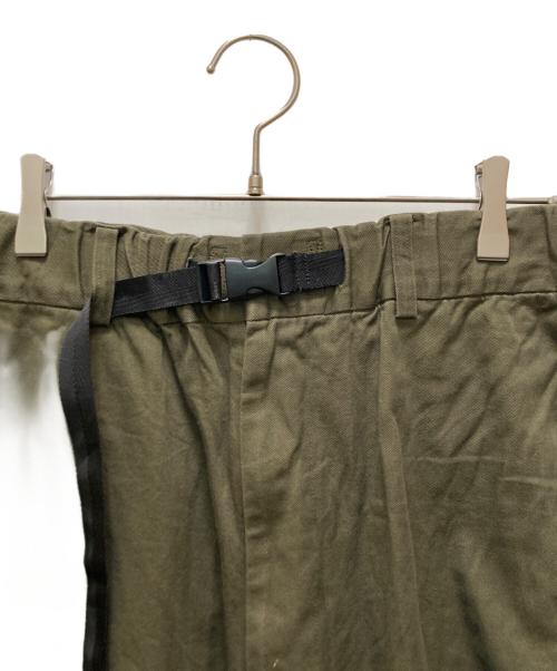 s'yte（サイト）s'yte (サイト) サルエルクロップドパンツ グリーン サイズ:3の古着・服飾アイテム