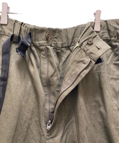 s'yte（サイト）s'yte (サイト) サルエルクロップドパンツ グリーン サイズ:3の古着・服飾アイテム