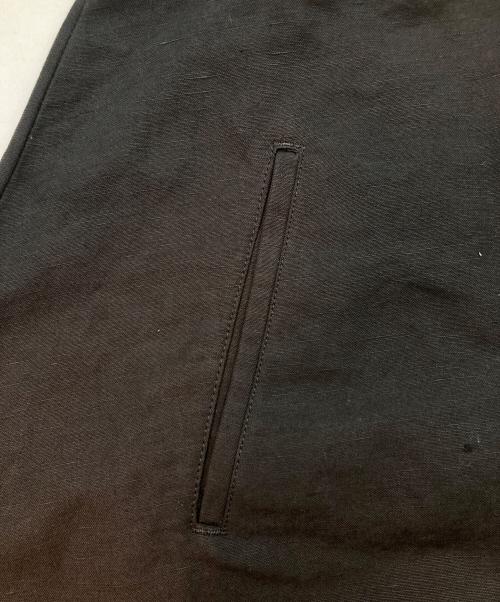 Yohji Yamamoto FEMME（ヨウジヤマモトファム）Yohji Yamamoto FEMME (ヨウジヤマモトファム) シルク混 リネン アシンメトリー スカート ブラック サイズ:1の古着・服飾アイテム