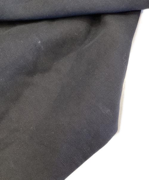 Yohji Yamamoto FEMME（ヨウジヤマモトファム）Yohji Yamamoto FEMME (ヨウジヤマモトファム) シルク混 リネン アシンメトリー スカート ブラック サイズ:1の古着・服飾アイテム