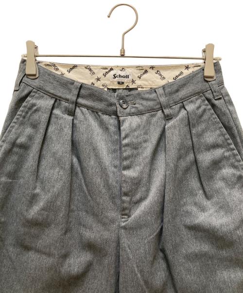 Schott（ショット）Schott (ショット) 2タック ワイド ワークパンツ グレー サイズ:Sの古着・服飾アイテム