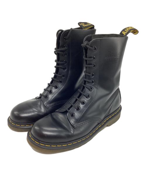 Dr.Martens（ドクターマーチン）Dr.Martens (ドクターマーチン) 10ホールレースアップブーツ ブラック サイズ: UK 8の古着・服飾アイテム