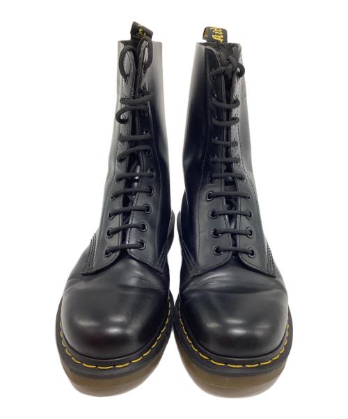 Dr.Martens（ドクターマーチン）Dr.Martens (ドクターマーチン) 10ホールレースアップブーツ ブラック サイズ: UK 8の古着・服飾アイテム