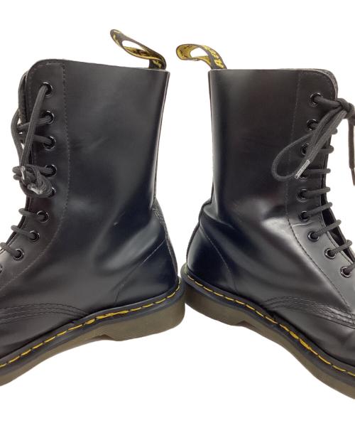 Dr.Martens（ドクターマーチン）Dr.Martens (ドクターマーチン) 10ホールレースアップブーツ ブラック サイズ: UK 8の古着・服飾アイテム