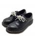 Dr.Martens（ドクターマーチン）の古着「ホワイトステッチ 3 ホール シューズ」｜ブラック