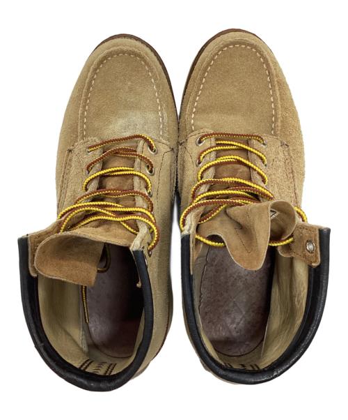 RED WING（レッドウィング）RED WING (レッドウィング) クラシックモックトゥ レースアップブーツ ベージュ サイズ: 7 1/2 Eの古着・服飾アイテム