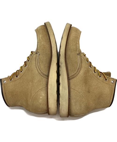 RED WING（レッドウィング）RED WING (レッドウィング) クラシックモックトゥ レースアップブーツ ベージュ サイズ: 7 1/2 Eの古着・服飾アイテム