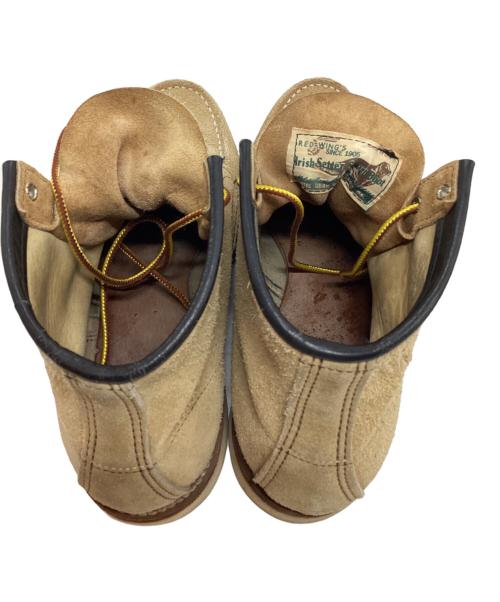 RED WING（レッドウィング）RED WING (レッドウィング) クラシックモックトゥ レースアップブーツ ベージュ サイズ: 7 1/2 Eの古着・服飾アイテム