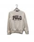 POLO RALPH LAUREN（ポロ・ラルフローレン）の古着「ロゴ刺繍クルーネックスウェット」｜ホワイト