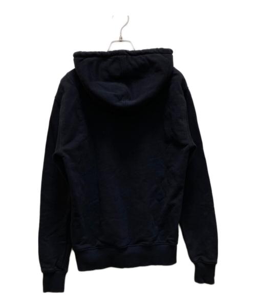 AMI PARIS（アミ パリス）AMI PARIS (アミ パリス) ハートロゴ刺繍プルオーバーパーカー ブラック サイズ:XSの古着・服飾アイテム