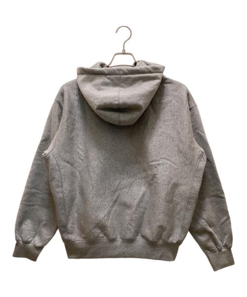 SUPREME（シュプリーム）Supreme (シュプリーム) グリッター アーチロゴ スウェットパーカー グレー サイズ:smallの古着・服飾アイテム
