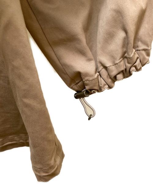 BURBERRY BLUE LABEL（バーバリー ブルー レーベル）BURBERRY BLUE LABEL (バーバリーロンドンブルーレーベル) ロゴスナップボタンフーデッドジャケット ベージュ サイズ:36の古着・服飾アイテム