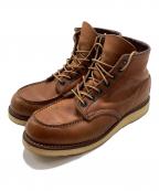 RED WINGレッドウィング）の古着「6インチ クラシックモックトゥ レースアップブーツ」｜ブラウン