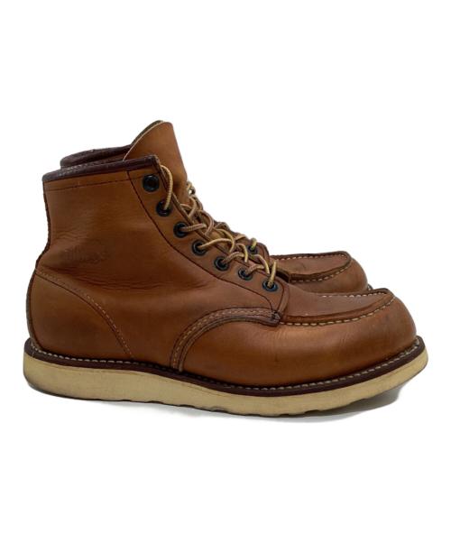 RED WING（レッドウィング）RED WING (レッドウィング) 6インチ クラシックモックトゥ レースアップブーツ ブラウン サイズ:8Eの古着・服飾アイテム