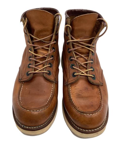 RED WING（レッドウィング）RED WING (レッドウィング) 6インチ クラシックモックトゥ レースアップブーツ ブラウン サイズ:8Eの古着・服飾アイテム