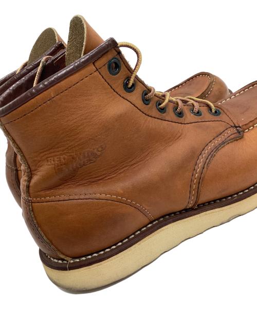RED WING（レッドウィング）RED WING (レッドウィング) 6インチ クラシックモックトゥ レースアップブーツ ブラウン サイズ:8Eの古着・服飾アイテム