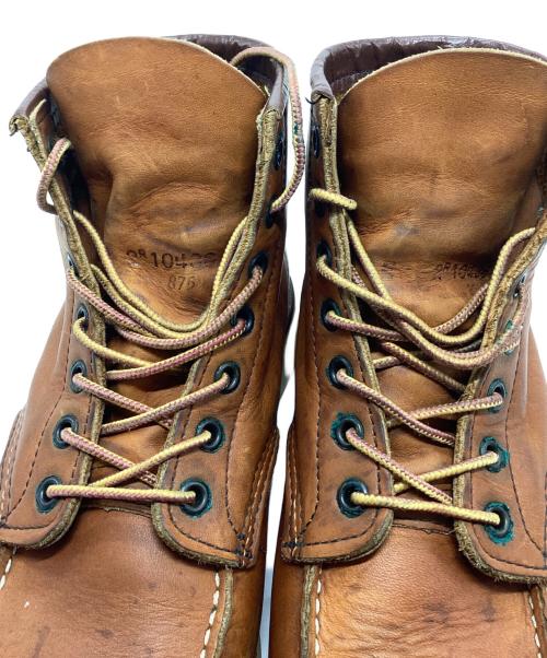 RED WING（レッドウィング）RED WING (レッドウィング) 6インチ クラシックモックトゥ レースアップブーツ ブラウン サイズ:8Eの古着・服飾アイテム