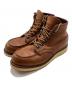 RED WING（レッドウィング）の古着「6インチ クラシックモックトゥ レースアップブーツ」｜ブラウン