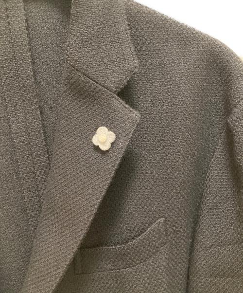 LARDINI（ラルディーニ）LARDINI (ラルディーニ) 3Bウールジャガードテーラードジャケット ブラック サイズ:60 REGの古着・服飾アイテム