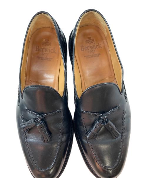berwick（バーウィック）berwick (バーウィック) タッセルローファー ブラック サイズ:9 1/2の古着・服飾アイテム
