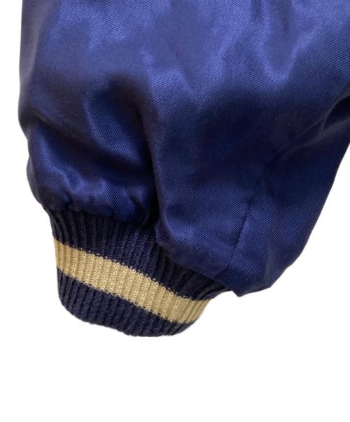 東洋エンタープライズ（トウヨウエンタープライズ）東洋エンタープライズ (トウヨウエンタープライズ) Mid 1950s Style Acetate Souvenir Jacket ブルー×ブラック サイズ:XLの古着・服飾アイテム