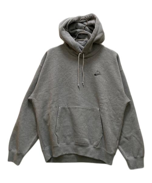 NIKE（ナイキ）NIKE (ナイキ) DOVER STREET MARKET (ドーバー ストリート マーケット) Fleece Hooded Sweatshirt グレー サイズ:Ⅼの古着・服飾アイテム