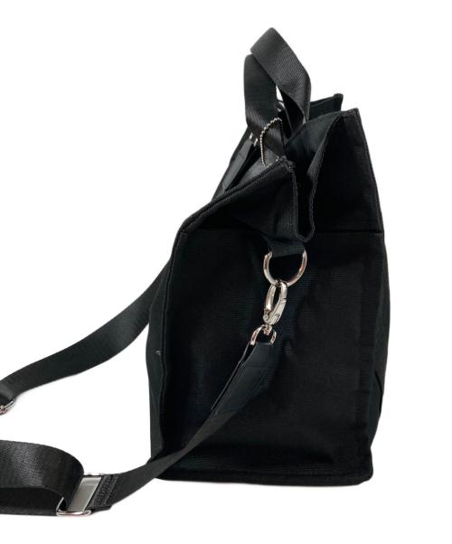 ear PAPILLONNER（イアパピヨネ）ear PAPILLONNER (イアパピヨネ) PEZ (ペッツ) 2WAYミディアムトートバッグ ブラックの古着・服飾アイテム