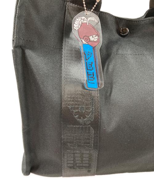 ear PAPILLONNER（イアパピヨネ）ear PAPILLONNER (イアパピヨネ) PEZ (ペッツ) 2WAYミディアムトートバッグ ブラックの古着・服飾アイテム