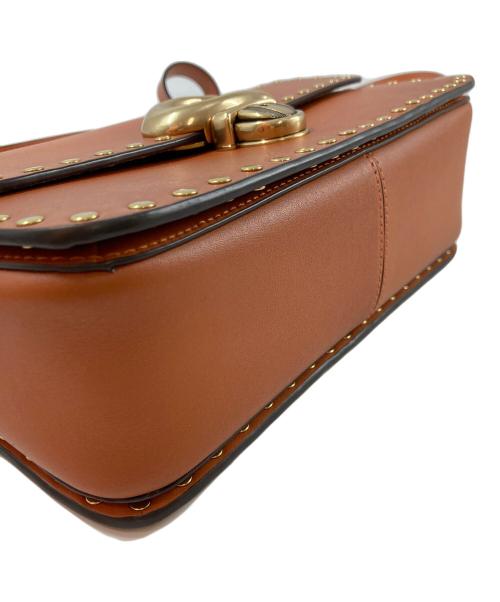 COACH（コーチ）COACH (コーチ) ストゥディオ ショルダー バッグ・リベット ブラウンの古着・服飾アイテム