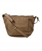 TOD'Sトッズ）の古着「フラワー レザーショルダーバッグ」｜ベージュ