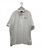 BRIEFINGブリーフィング）の古着「メンズタイダイシャツリラックスフィット」｜ホワイト