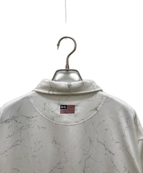 BRIEFING（ブリーフィング）BRIEFING (ブリーフィング) メンズタイダイシャツリラックスフィット ホワイト サイズ:Ｌの古着・服飾アイテム