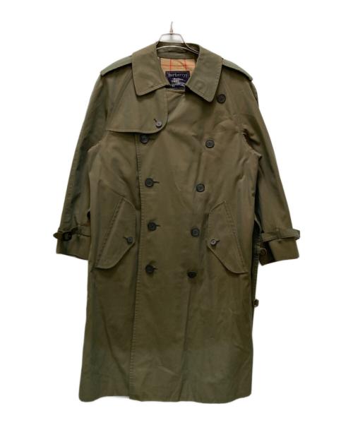 Burberry's（バーバリー）Burberry's (バーバリーズ) 裏ノバチェックトレンチコート カーキ サイズ:Lの古着・服飾アイテム