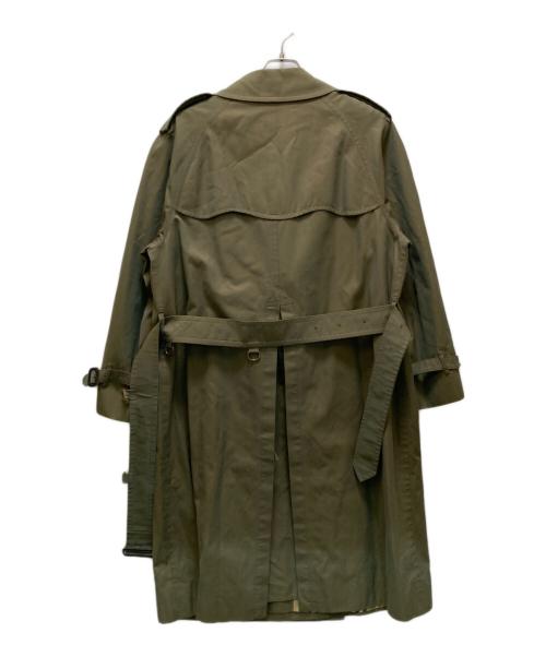 Burberry's（バーバリー）Burberry's (バーバリーズ) 裏ノバチェックトレンチコート カーキ サイズ:Lの古着・服飾アイテム