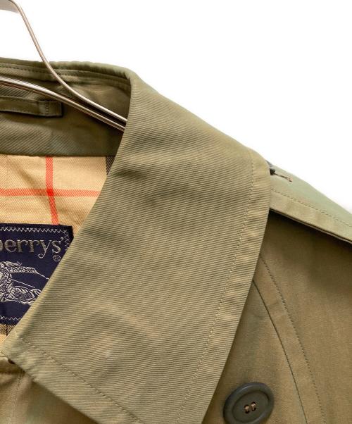 Burberry's（バーバリー）Burberry's (バーバリーズ) 裏ノバチェックトレンチコート カーキ サイズ:Lの古着・服飾アイテム