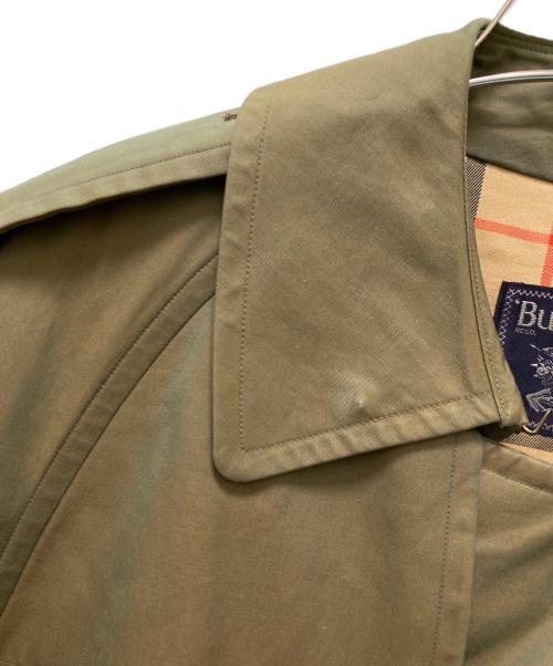 Burberry's（バーバリー）Burberry's (バーバリーズ) 裏ノバチェックトレンチコート カーキ サイズ:Lの古着・服飾アイテム