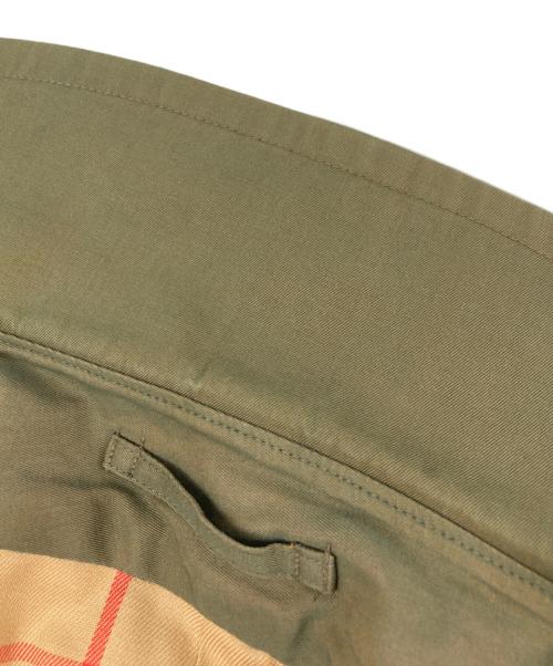 Burberry's（バーバリー）Burberry's (バーバリーズ) 裏ノバチェックトレンチコート カーキ サイズ:Lの古着・服飾アイテム