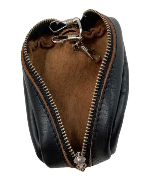 Schott（ショット）Schott (ショット) ワンスターレザーキーケース ブラックの古着・服飾アイテム