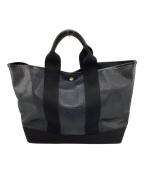 TOPKAPIトプカピ）の古着「スコッチグレインネオレザーA4トートバッグ」｜ブラック