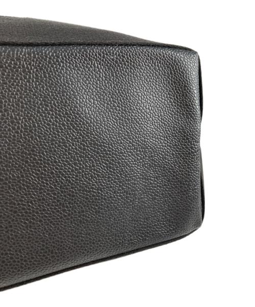 TOPKAPI（トプカピ）TOPKAPI (トプカピ) スコッチグレインネオレザーA4トートバッグ ブラックの古着・服飾アイテム