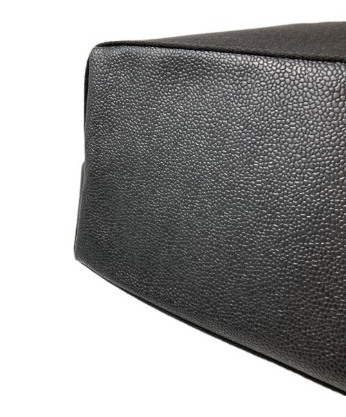 TOPKAPI（トプカピ）TOPKAPI (トプカピ) スコッチグレインネオレザーA4トートバッグ ブラックの古着・服飾アイテム