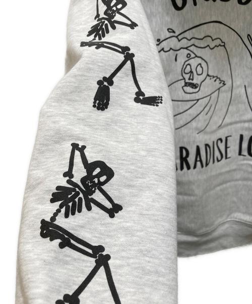 stussy（ステューシー）stussy (ステューシー) パラダイス ロスト ジップ パーカー グレー サイズ:Lの古着・服飾アイテム