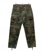 ヴィンテージヴィンテージ/ビンテージ）の古着「ヴィンテージウッドランドカモ ベイカーパンツ」｜グリーン