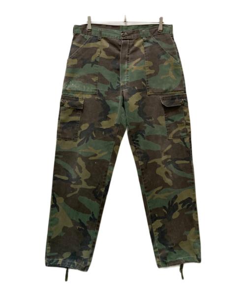 ヴィンテージ（ヴィンテージ/ビンテージ）ヴィンテージ (ヴィンテージ/ビンテージ) ヴィンテージウッドランドカモ ベイカーパンツ グリーン サイズ:FREEの古着・服飾アイテム